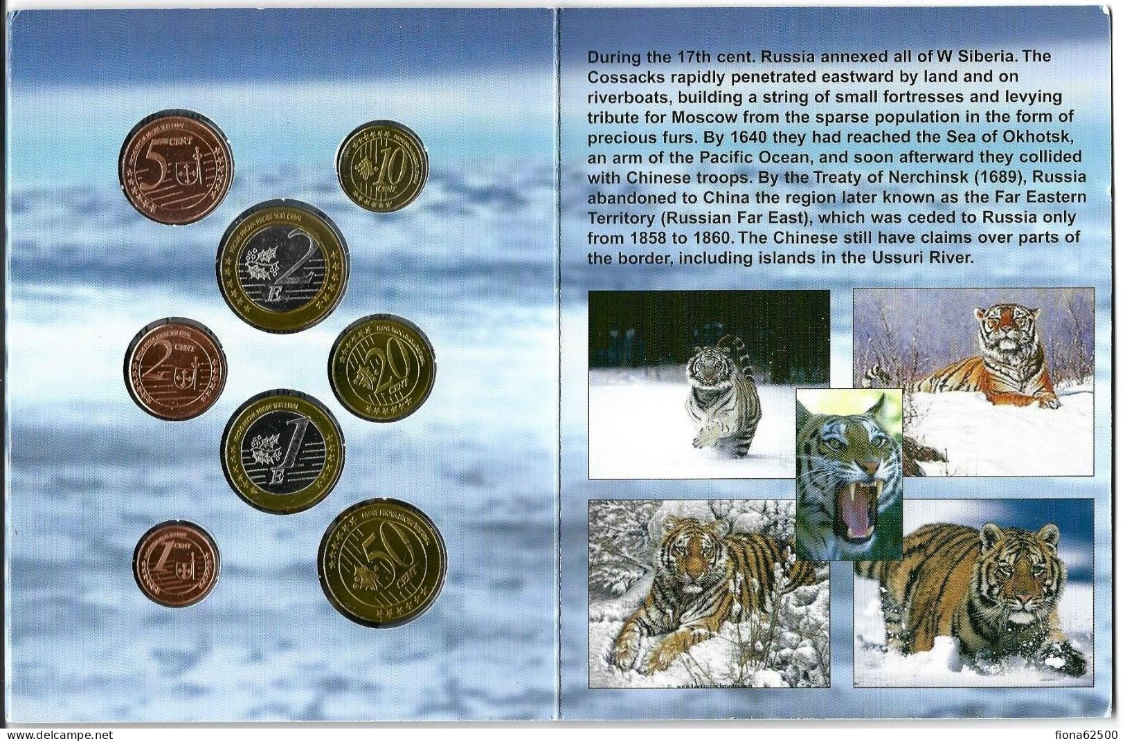 SERIE € ESSAIS 2005 . SIBERIE . - Private Proofs / Unofficial