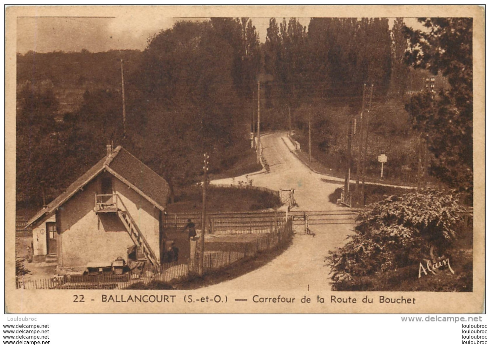 BALLANCOURT CARREFOUR DE LA ROUTE DU BOUCHET - Ballancourt Sur Essonne