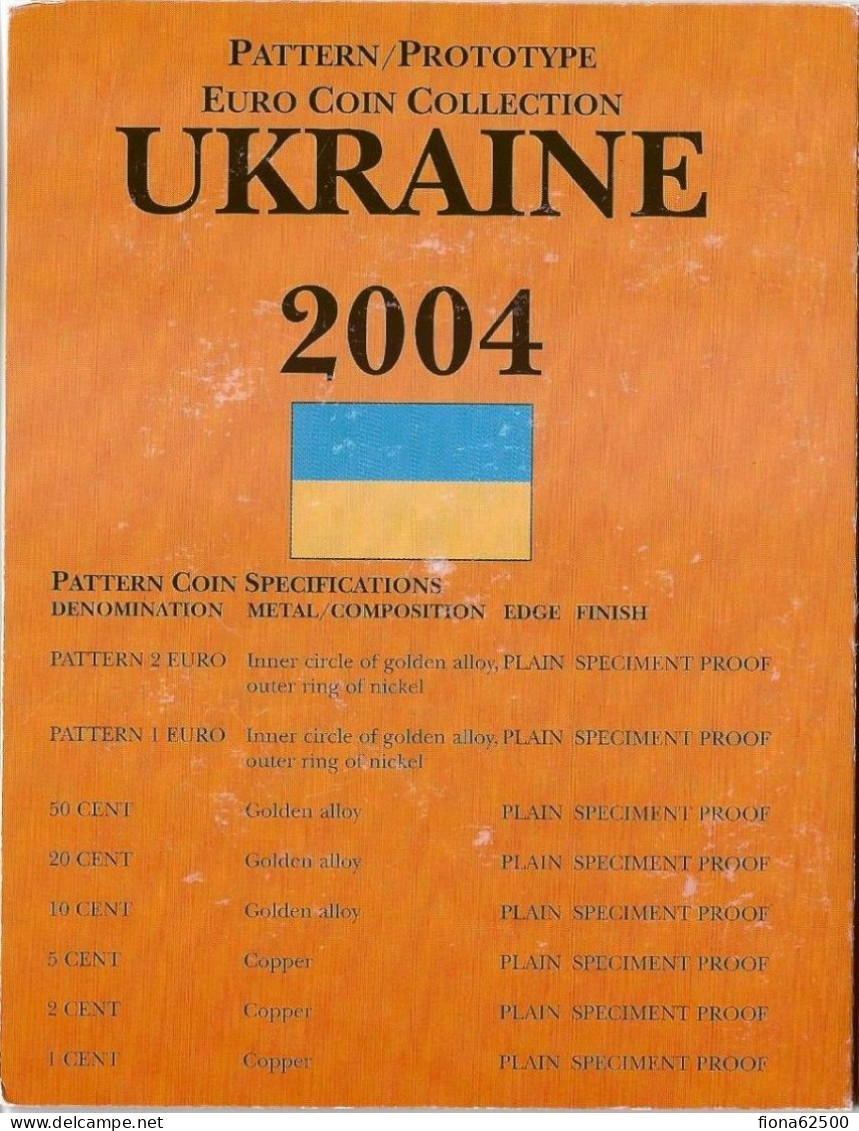 SERIE € ESSAIS 2004 . UKRAINE . - Privatentwürfe