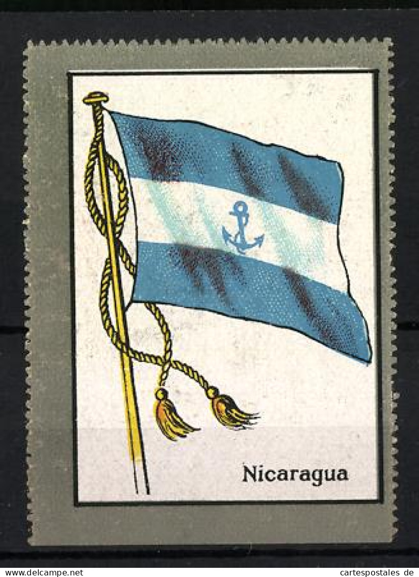 Reklamemarke Nicaragua, Landesflagge  - Cinderellas