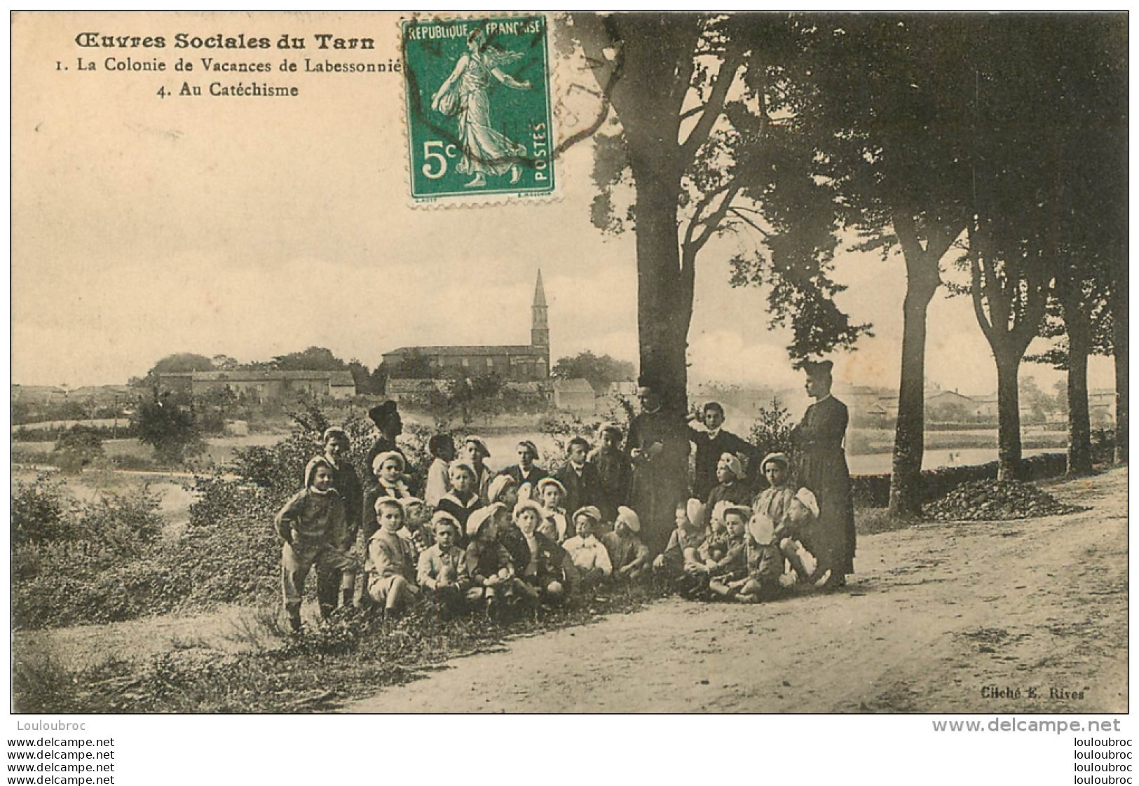 MONTREDON LABESSONNIE LA COLONIE DE VACANCES AU CATECHISME OEUVRES SOCIALES DU TARN - Montredon Labessonie