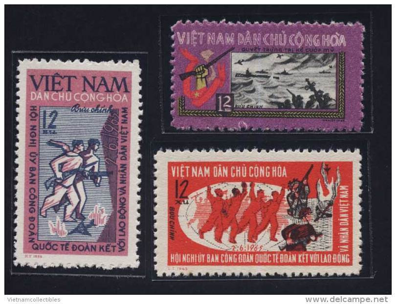 North Vietnam MNH Perf Stamps 1965 : World Trade Union Federation Conference For Viet Nam (Ms163) - Vietnam