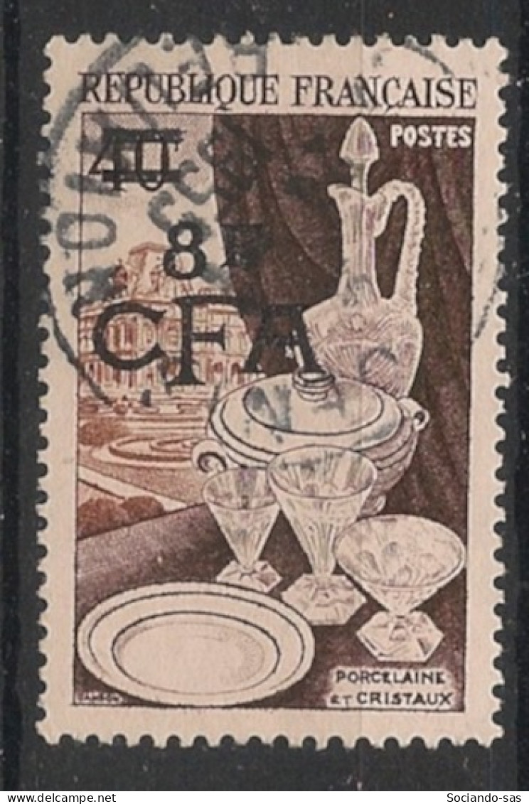 REUNION - 1953-54 - N°YT. 315 - Porcelaine 8f Sur 40f - Oblitéré / Used - Oblitérés