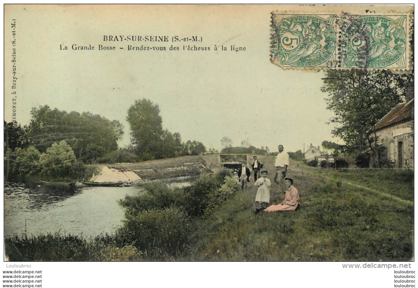 BRAY SUR SEINE LA GRANDE BOSSE RENDEZ VOUS DES PECHEURS A LA LIGNE - Bray Sur Seine