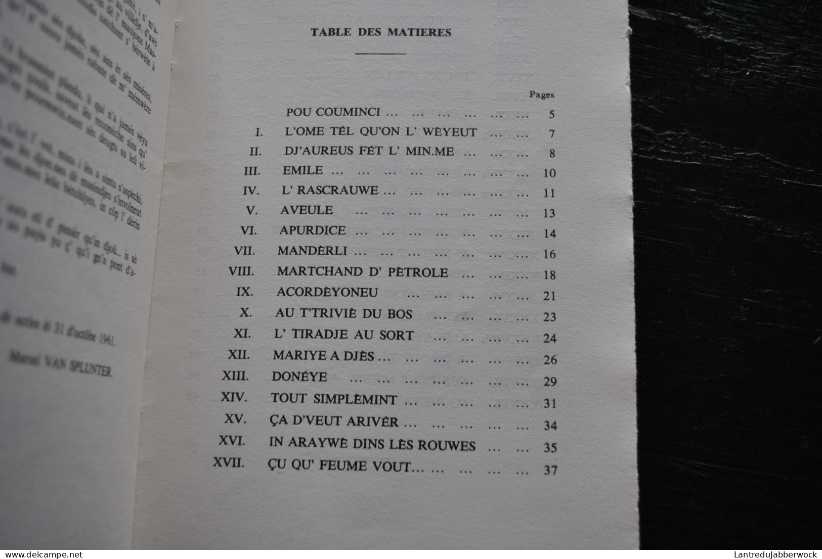 Marcel Van Spluter Emile Boutaye in ome nin come lès autes Biographie romancée 1964 Tirage numéroté + lettre Wallon