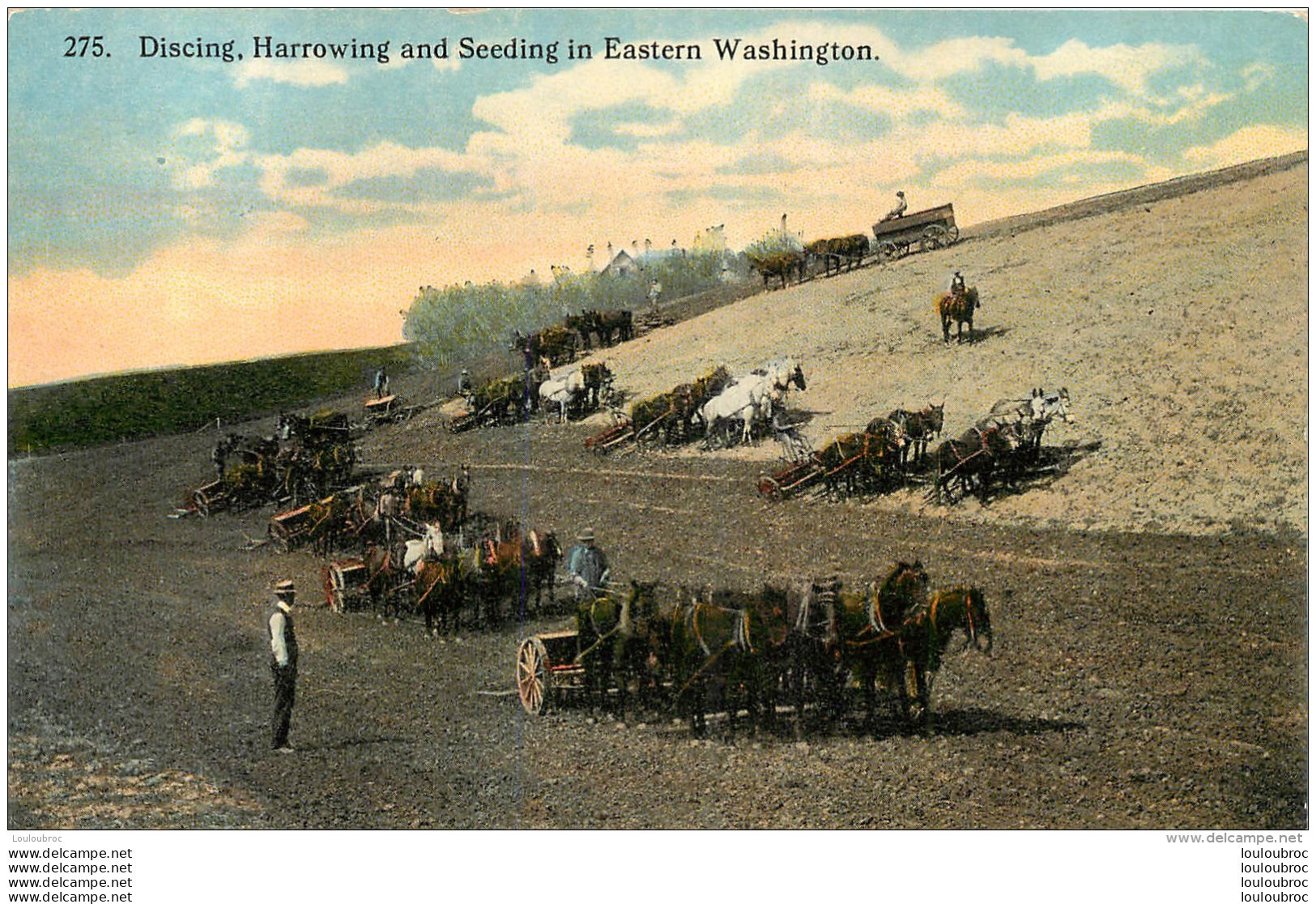 WASHINGTON DISCING HARROWING  AND SEEDING IN EASTERN - Autres & Non Classés