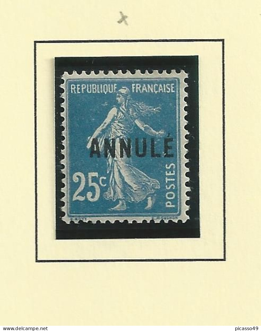 Timbre Type Semeuse Fond Plein  N° 140 Ci 2  Yvert , N° 41 Maury Neuf Avec Charnière * - Lehrkurse