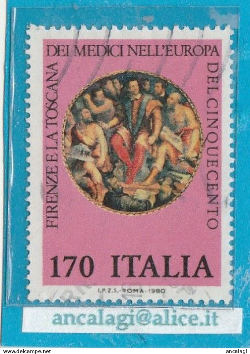 USATI ITALIA 1980 - Ref.0431A "FIRENZE E LA TOSCANA DEI MEDICI" 1 Val. - - 1971-80: Used