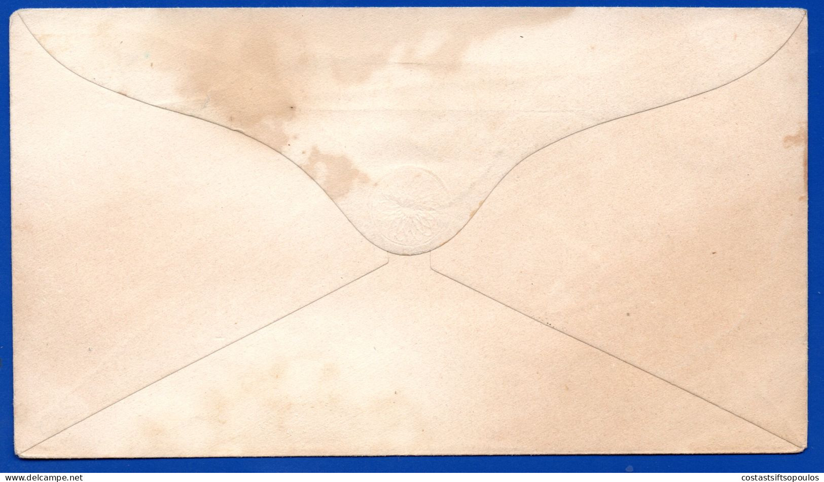 2880. AUSTRIA,1861 15 KR.STATIONERY. STAINS - Enveloppes