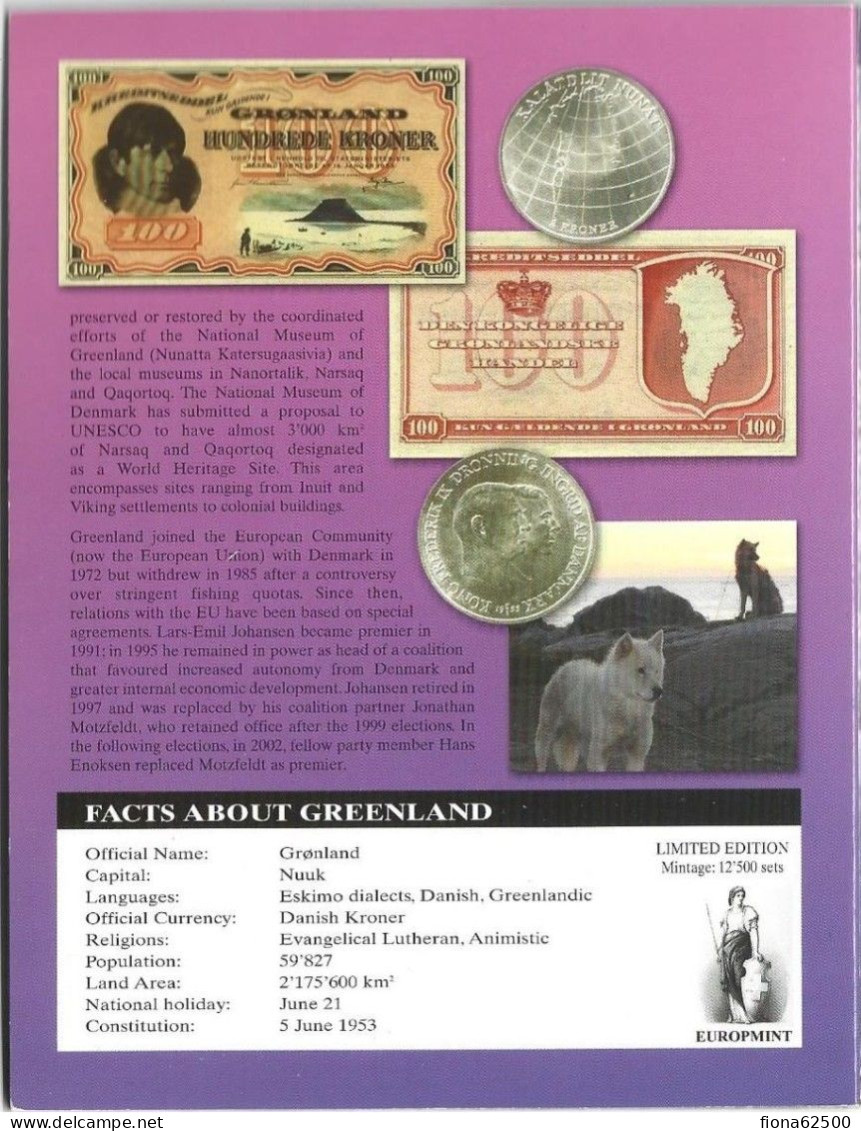 SERIE € ESSAIS 2004 . GROENLAND - Pruebas Privadas