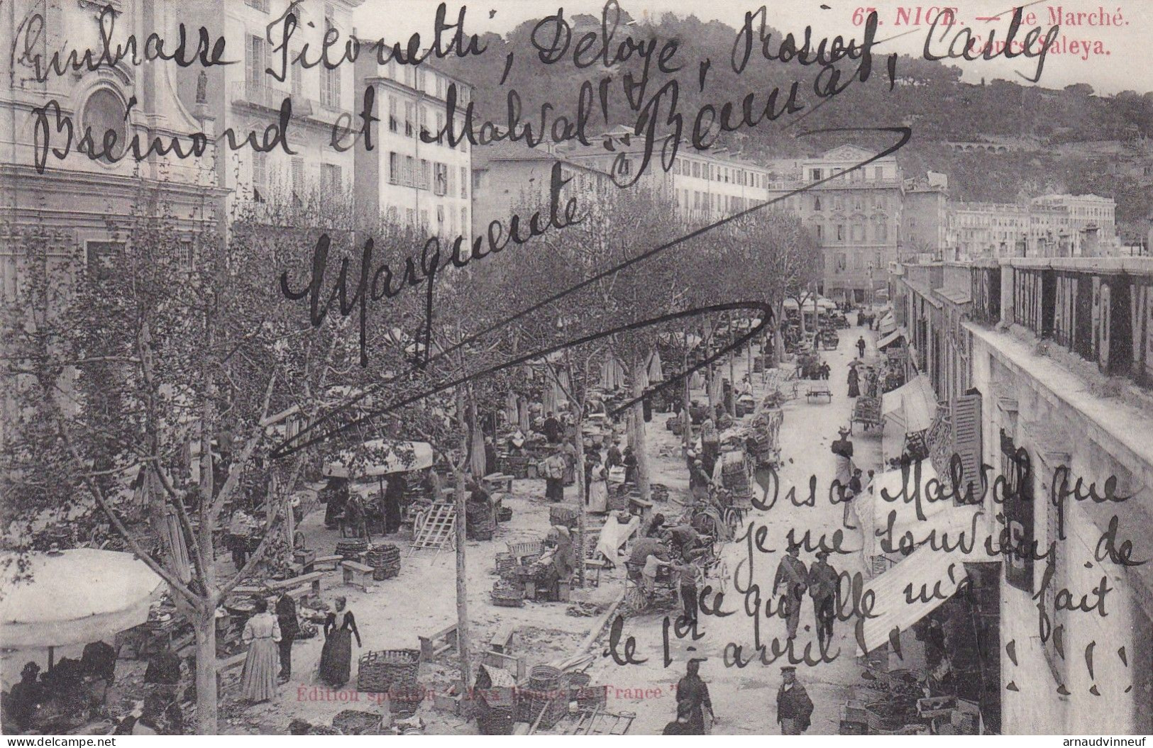 06-NICE LE MARCHE - Marchés, Fêtes