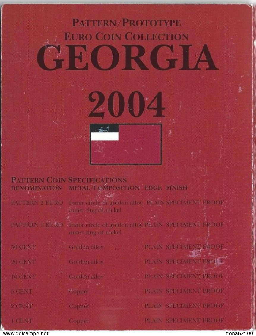 SERIE € ESSAIS 2004 . GEORGIE. - Privatentwürfe