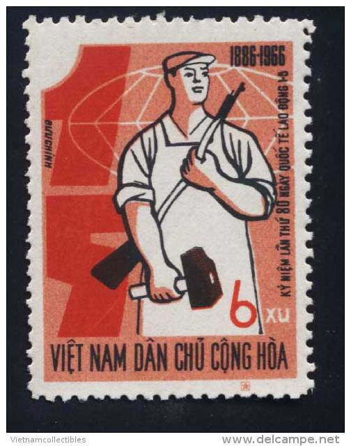 North Vietnam Viet Nam MNH Perf Stamp 1966 : International Labor Day (Ms189) - Vietnam