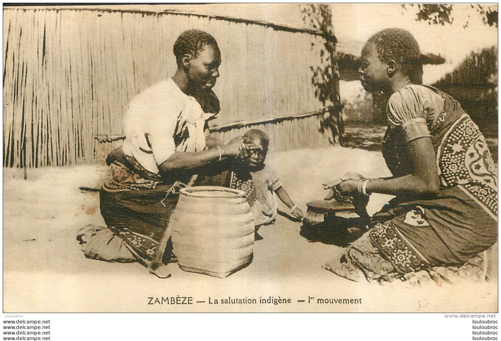 ZAMBEZE LA SALUTATION INDIGENE 1er  MOUVEMENT - Sambia