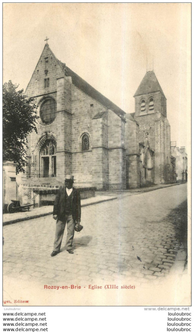 ROZOY EN BRIE EGLISE  1905 - Rozay En Brie