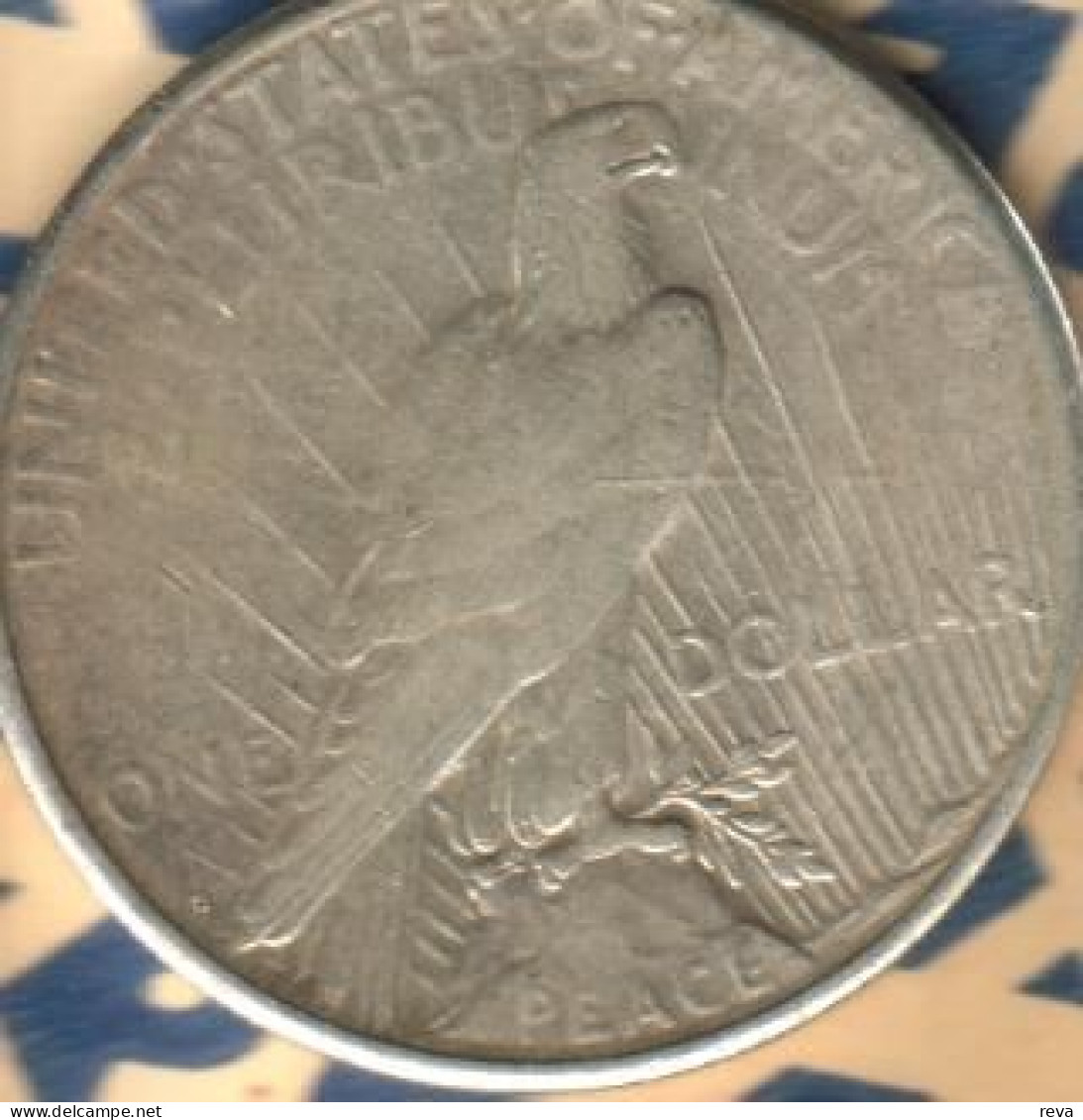 UNITED STATES USA $1 PEACE EAGLE BIRD FRONT WOMAN HEAD BACK 1925 AG SILVER KM111 VF READ DESCRIPTION CAREFULLY !!! - 1921-1935: Peace (Paix)