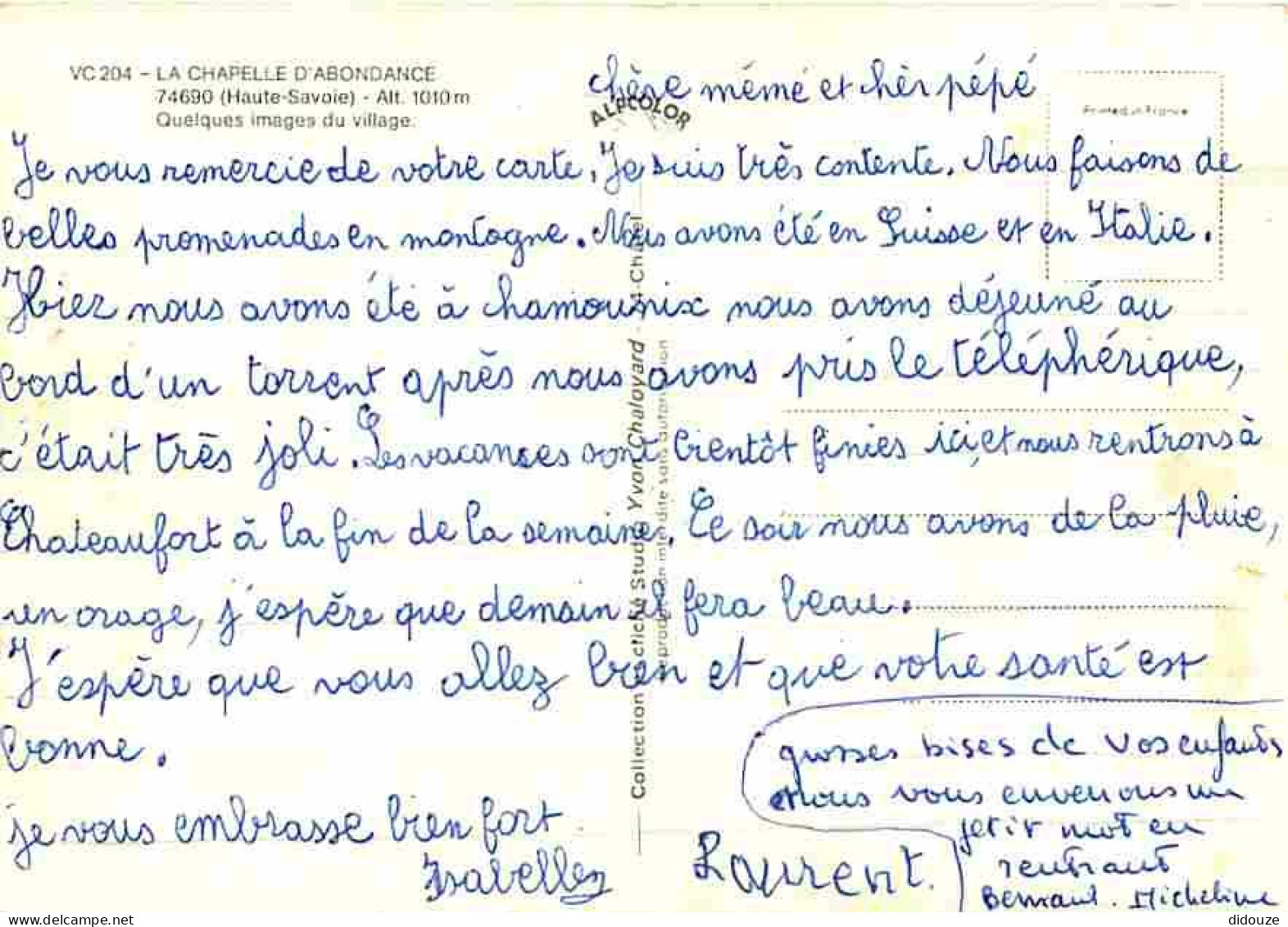 74 - La Chapelle D'Abondance - Multivues - Vaches - Blasons - CPM - Voir Scans Recto-Verso - La Chapelle-d'Abondance