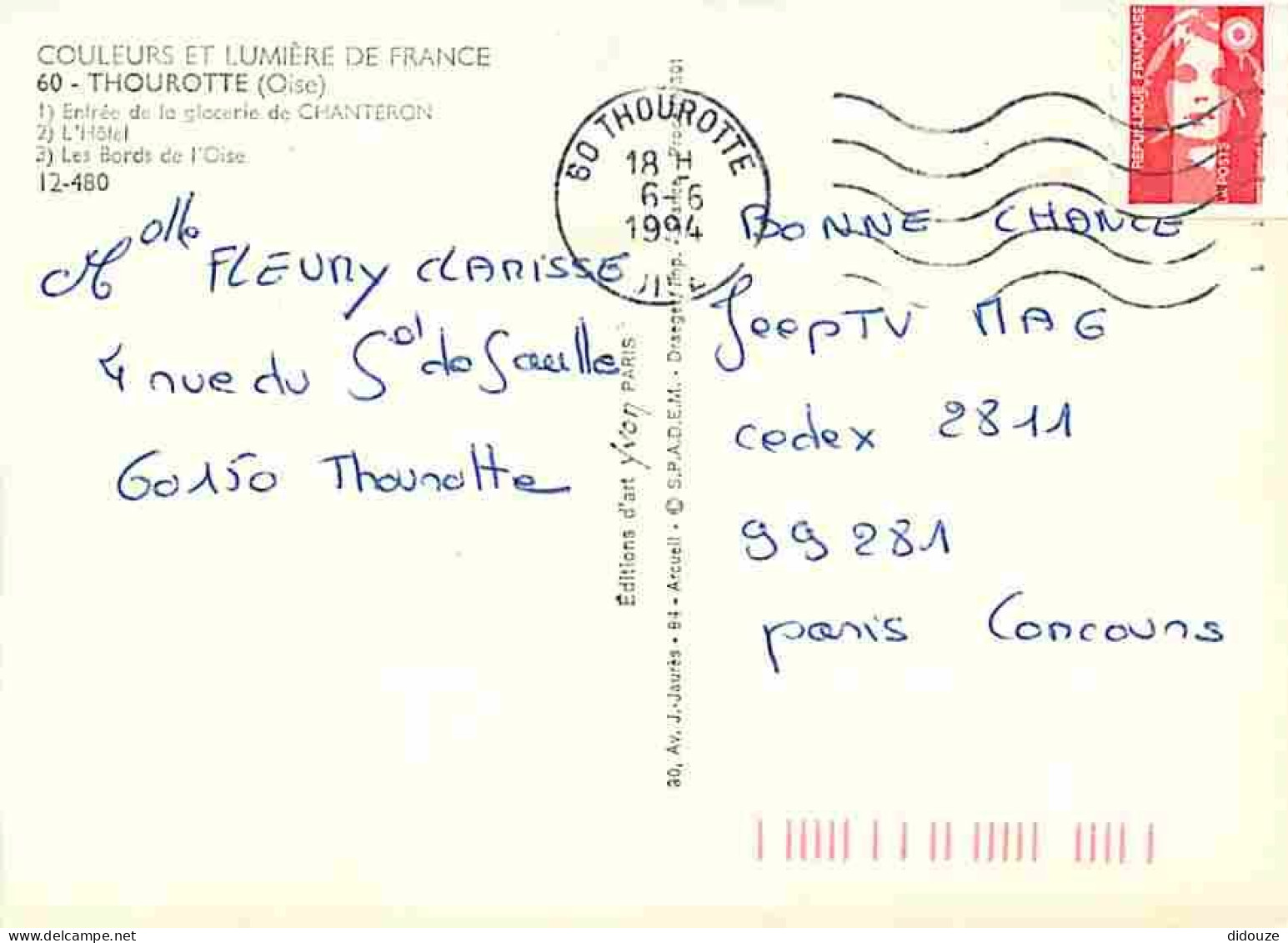 60 - Thourotte - Multivues - Blasons - CPM - Voir Scans Recto-Verso - Thourotte