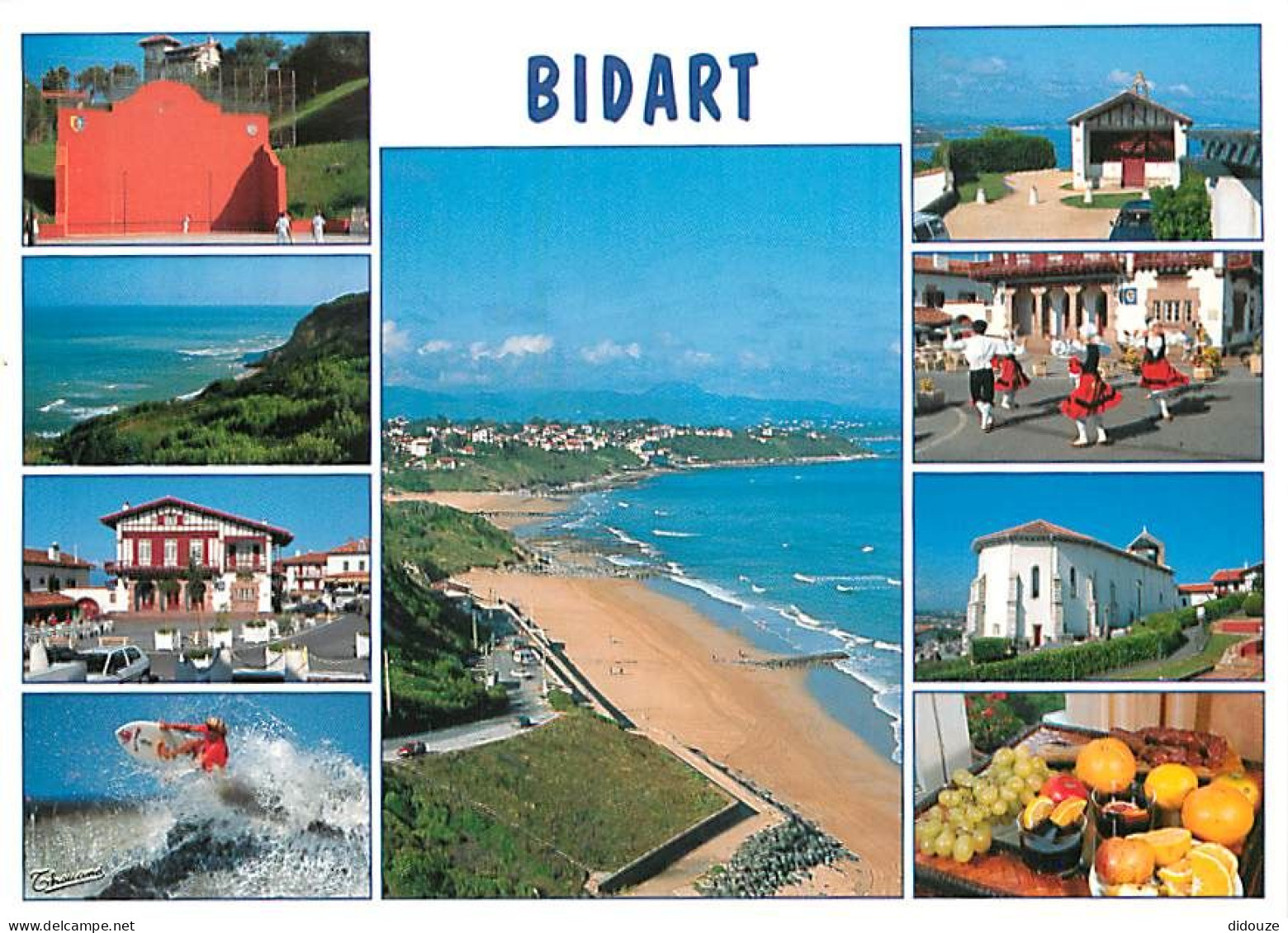 64 - Bidart - Multivues - Folklore - Danse Basque - Fruits - Surf - Carte Neuve - CPM - Voir Scans Recto-Verso - Bidart