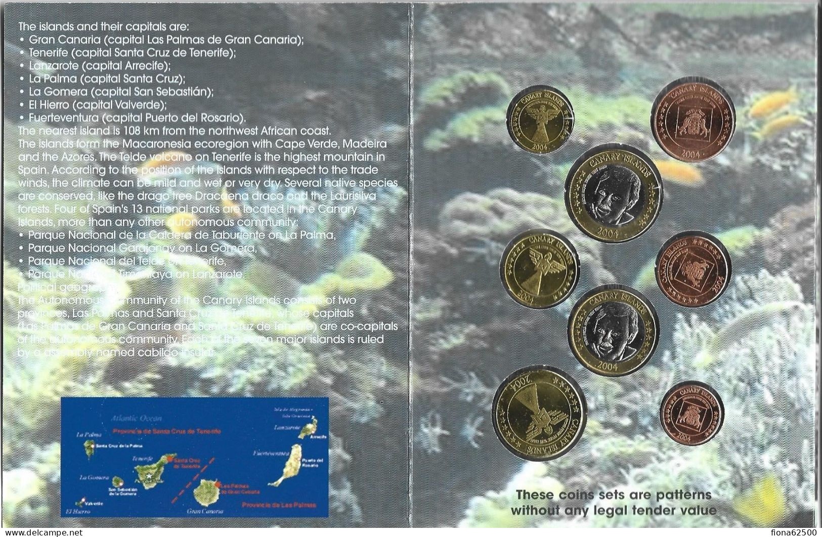 SERIE € ESSAIS 2004 . ILES CANARIES. - Pruebas Privadas