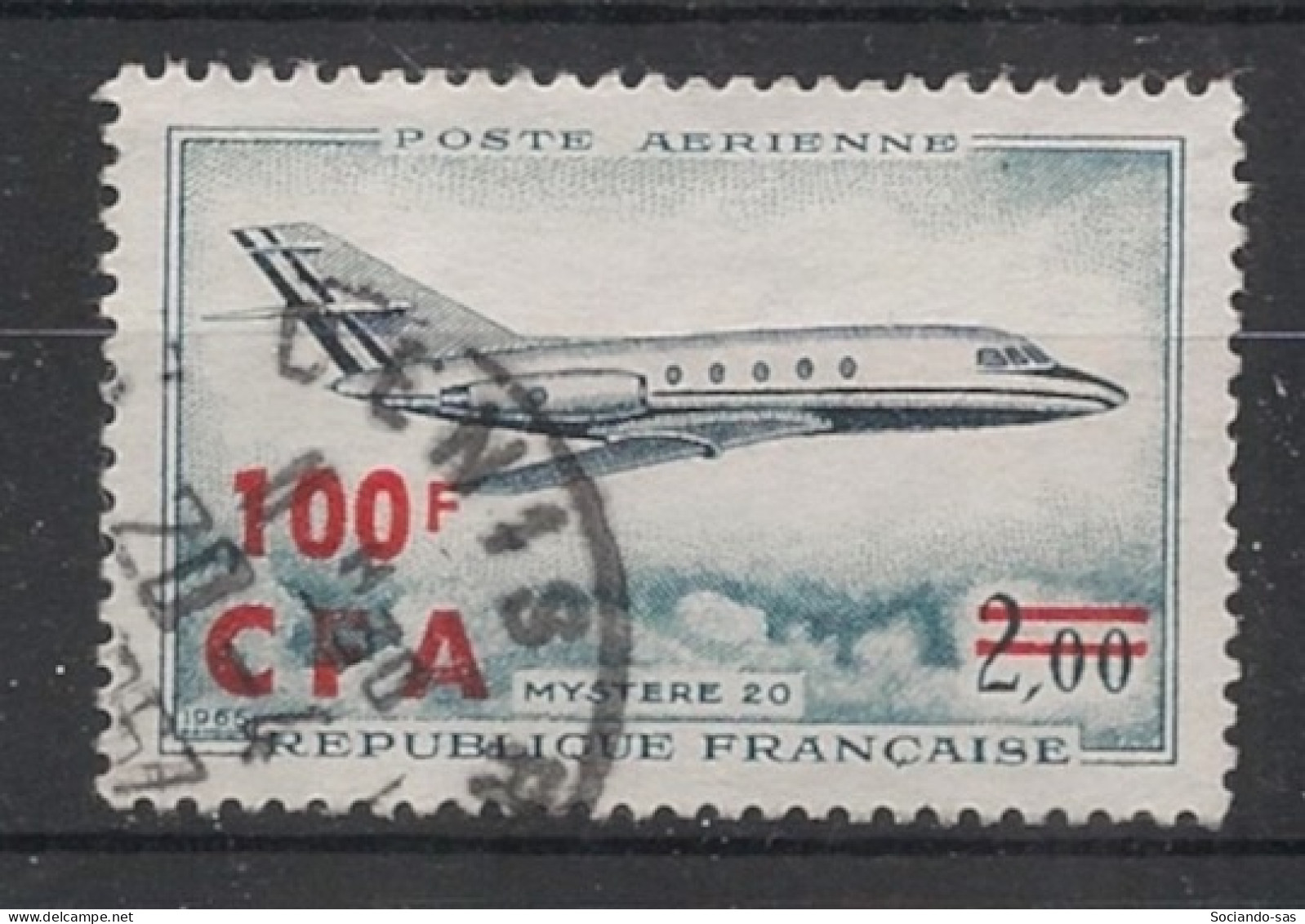 REUNION - 1967 - Poste Aérienne PA N°YT.61 - Mystère 20 100f Sur 2f - Oblitéré / Used - Airmail