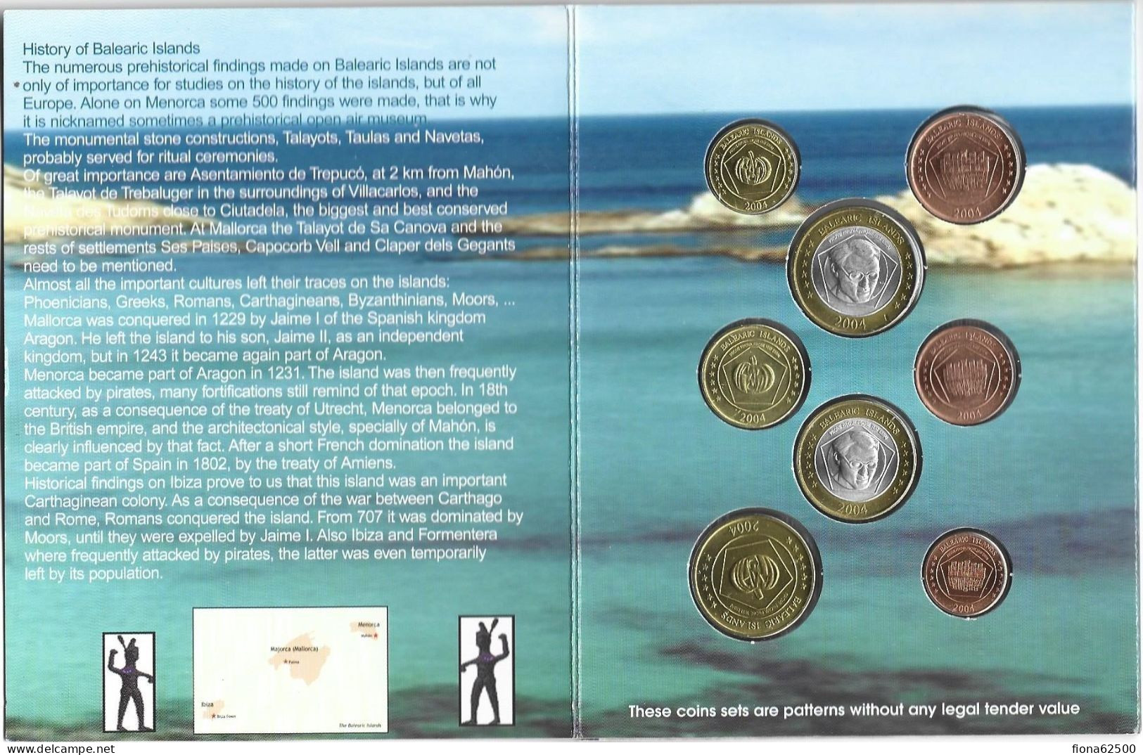 SERIE € ESSAIS 2004 . ILES BALEARES. - Pruebas Privadas