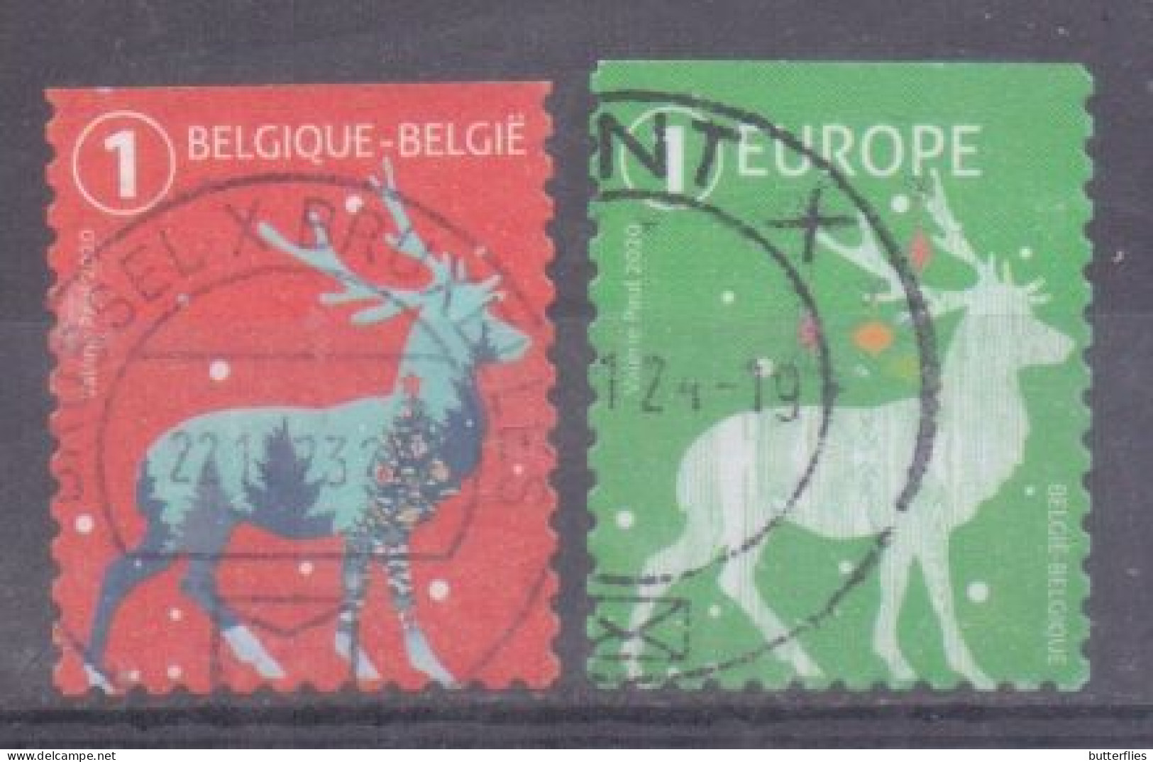 België - 2020 - Kerstzegels - Oblitérés