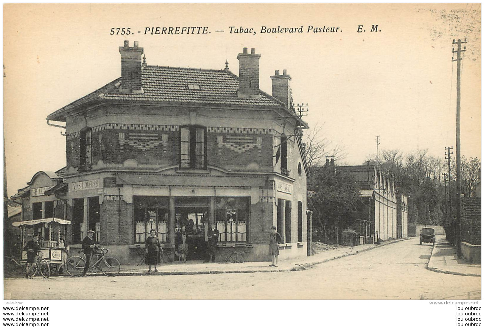 PIERREFITTE TABAC BOULEVARD PASTEUR EDITION E.M. - Pierrefitte Sur Seine