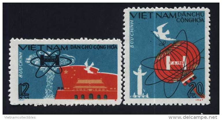 North Vietnam Viet Nam MNH Perf Stamps 1967 : 1st China Chinese "H-Bomb" Test (Ms211) - Vietnam