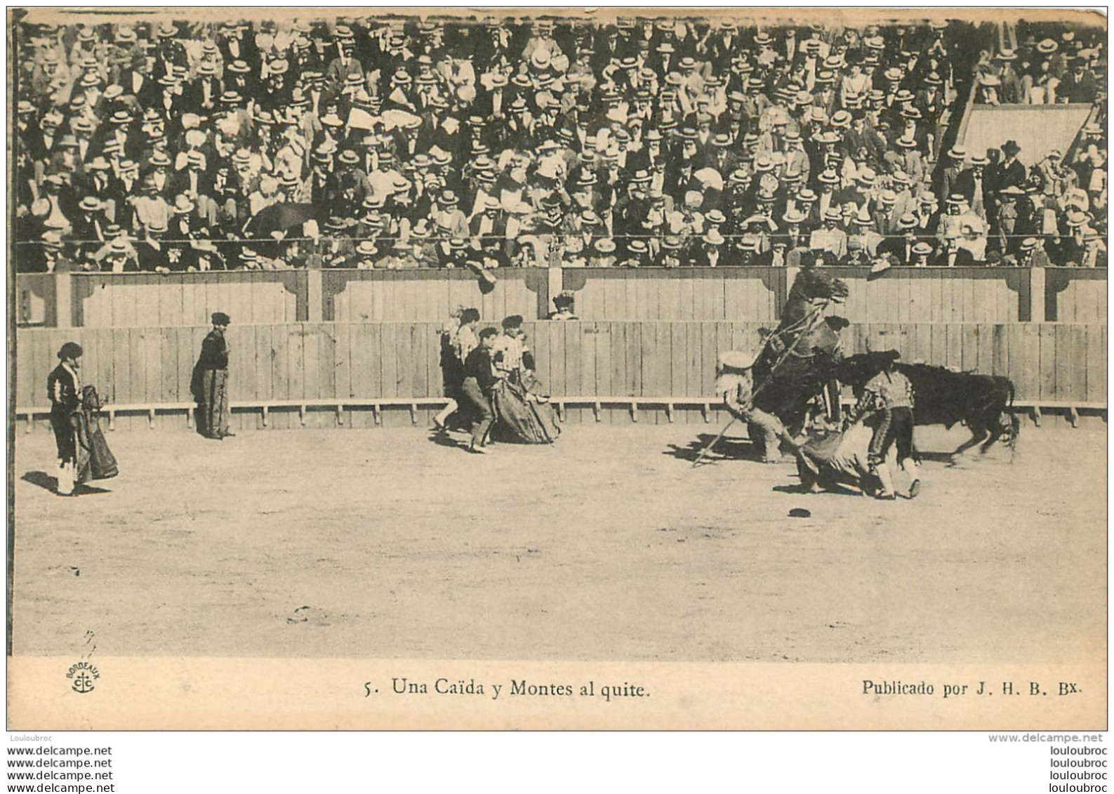 CORRIDA UNA CAIDA Y MONTES AL QUITE - Corridas