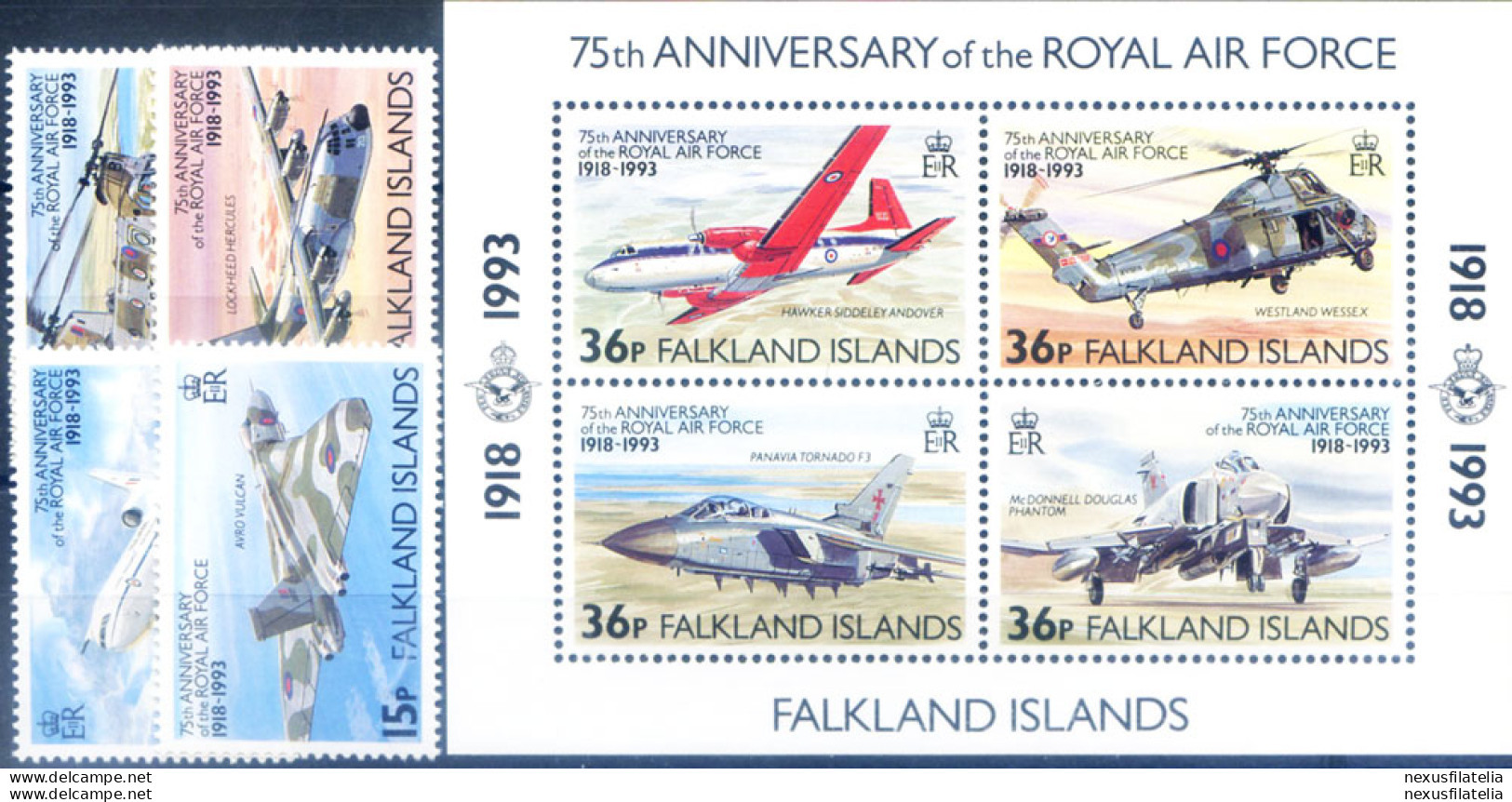 Veivoli Della RAF 1993. - Falkland Islands
