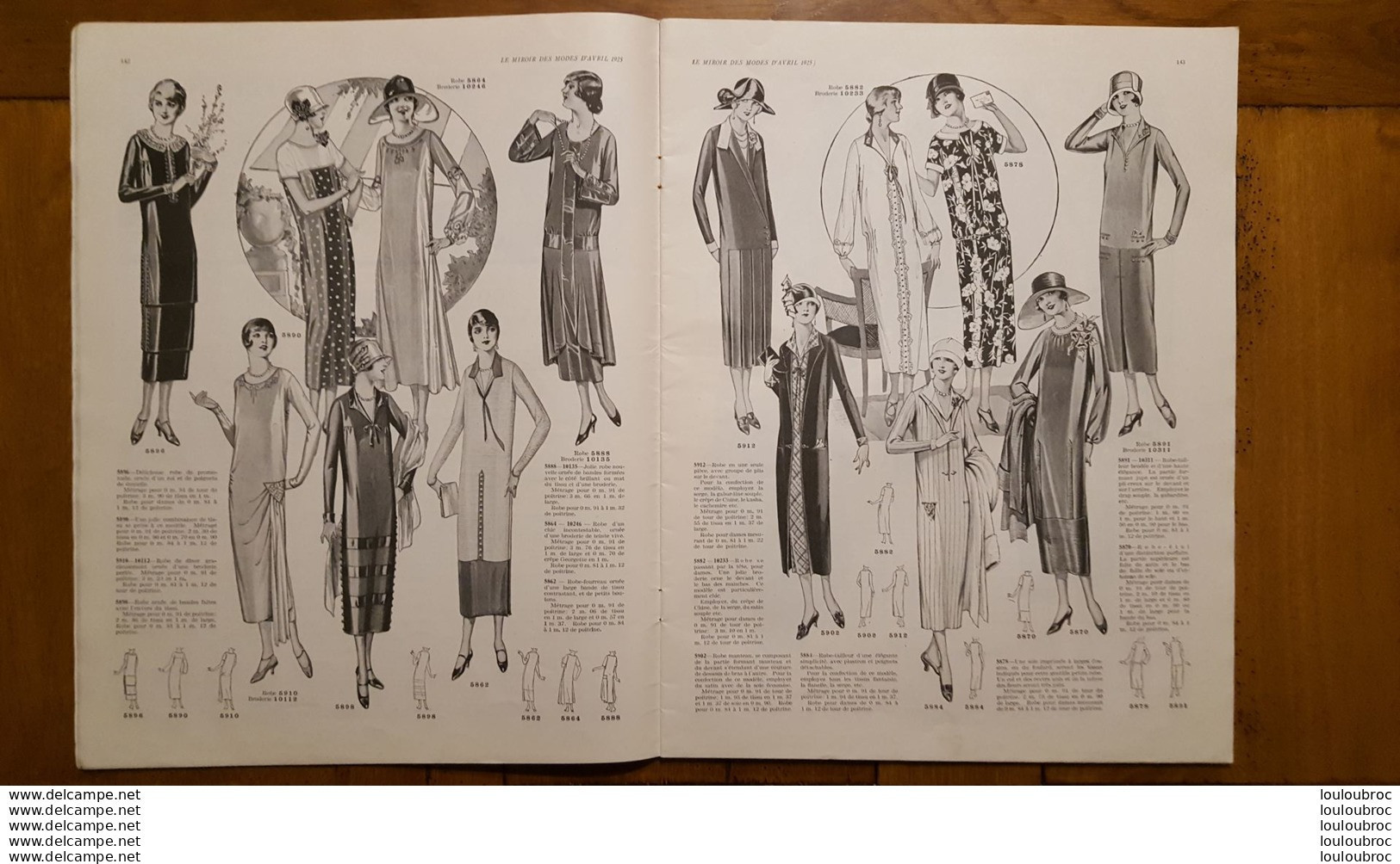 LE MIROIR DES MODES AVRIL 1925   NUMERO 4   42 PAGES - Moda