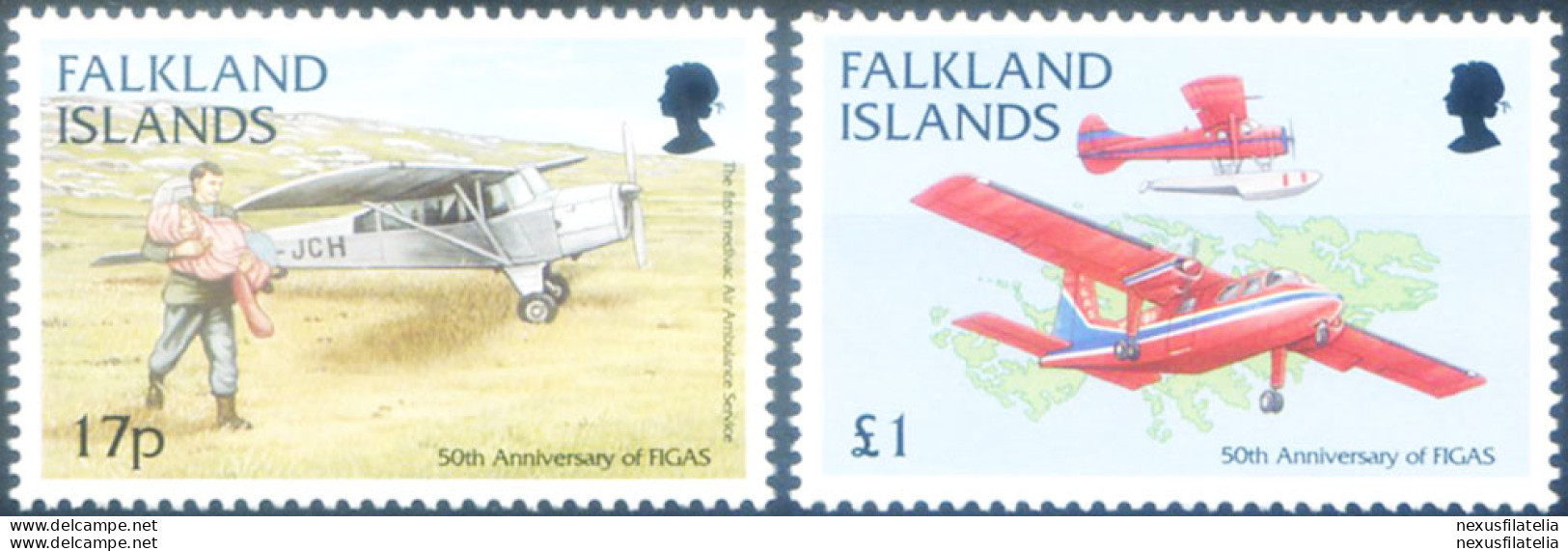 Servizio Aereo Interno 1998. - Falkland Islands