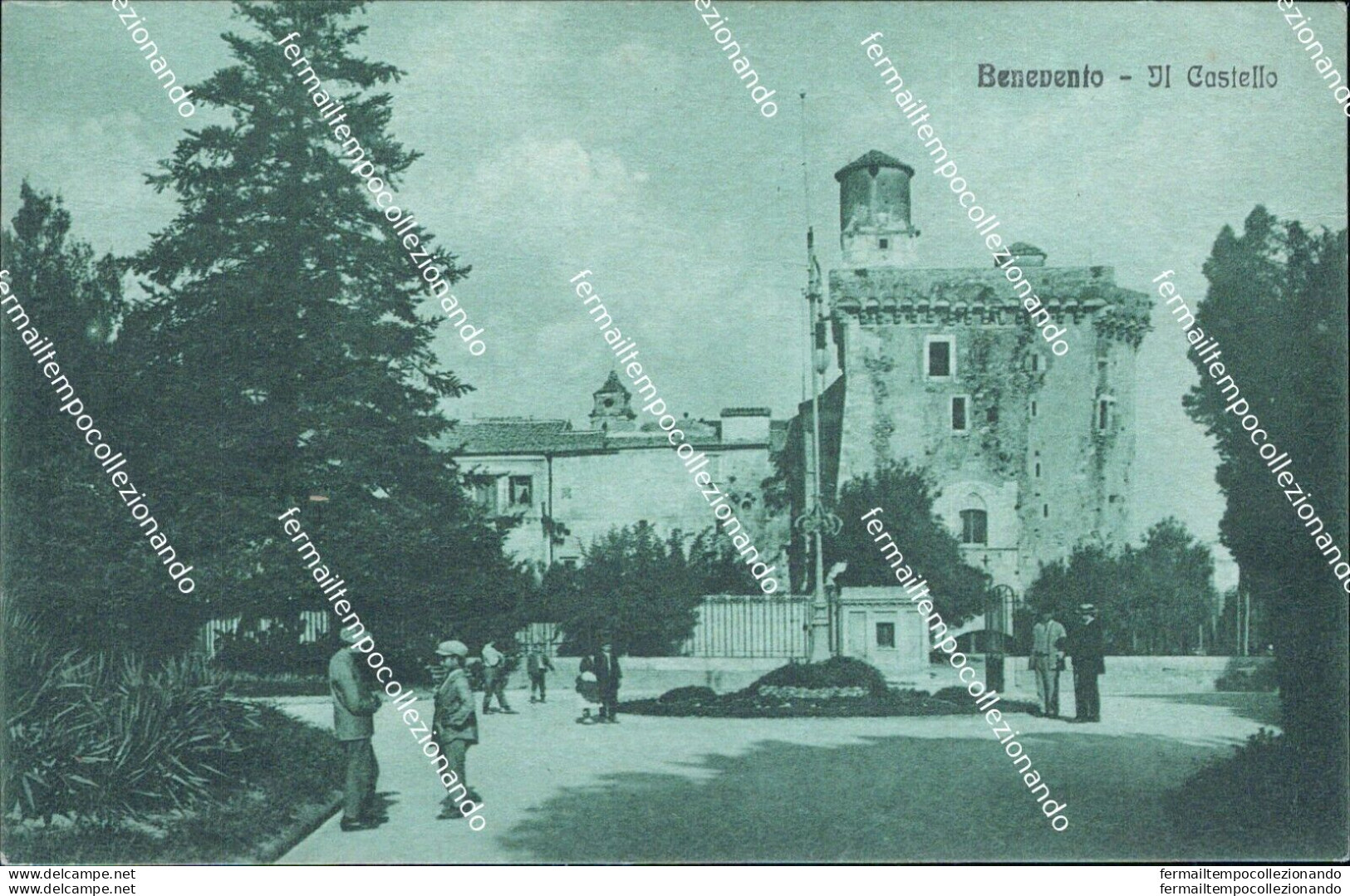 Cm107 Cartolina Benevento Citta' Il Castello Campania - Benevento