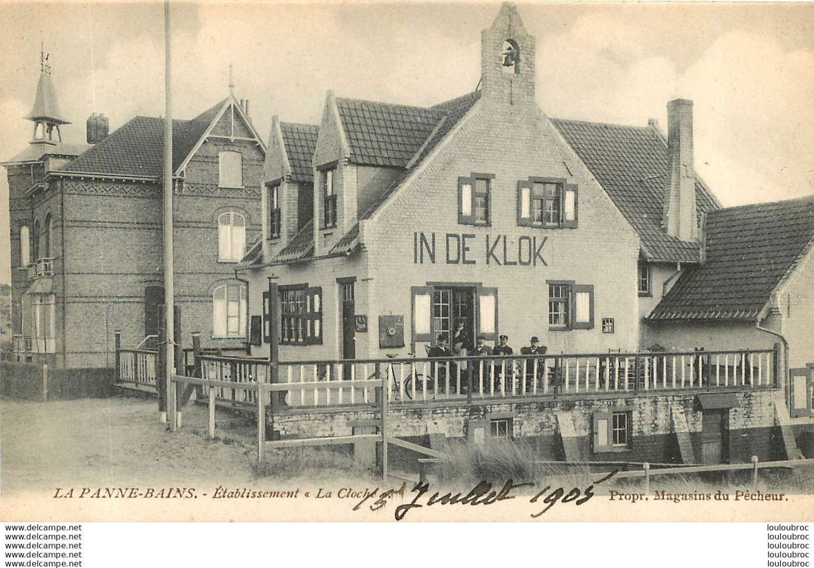 LA PANNE BAINS ETABLISSEMENT LA CLOCHE - De Panne