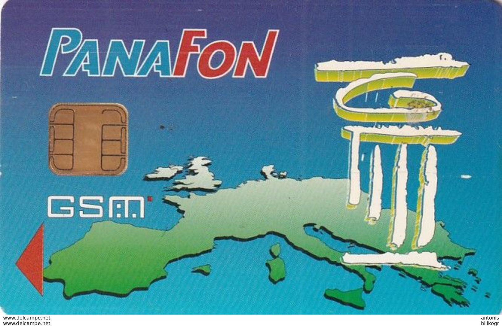 GREECE - PanaFon GSM, First Issue, Used - Grecia