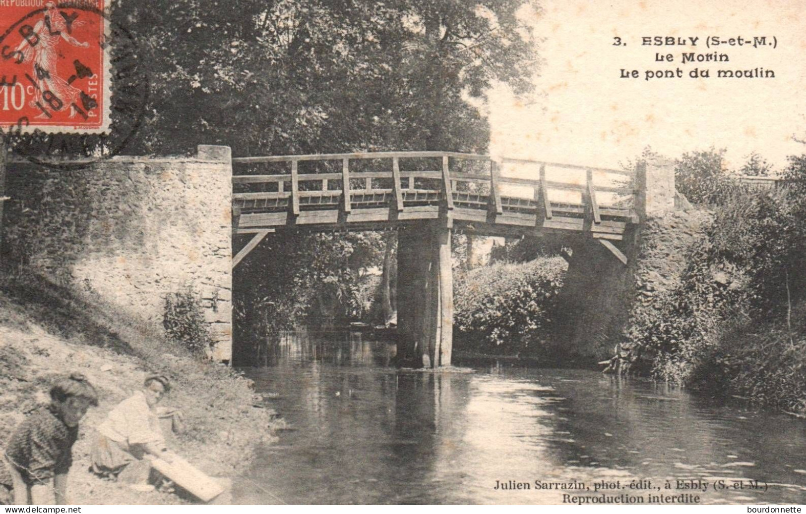 77 - Esbly - Le Morin - Le Pont Du Moulin - Esbly