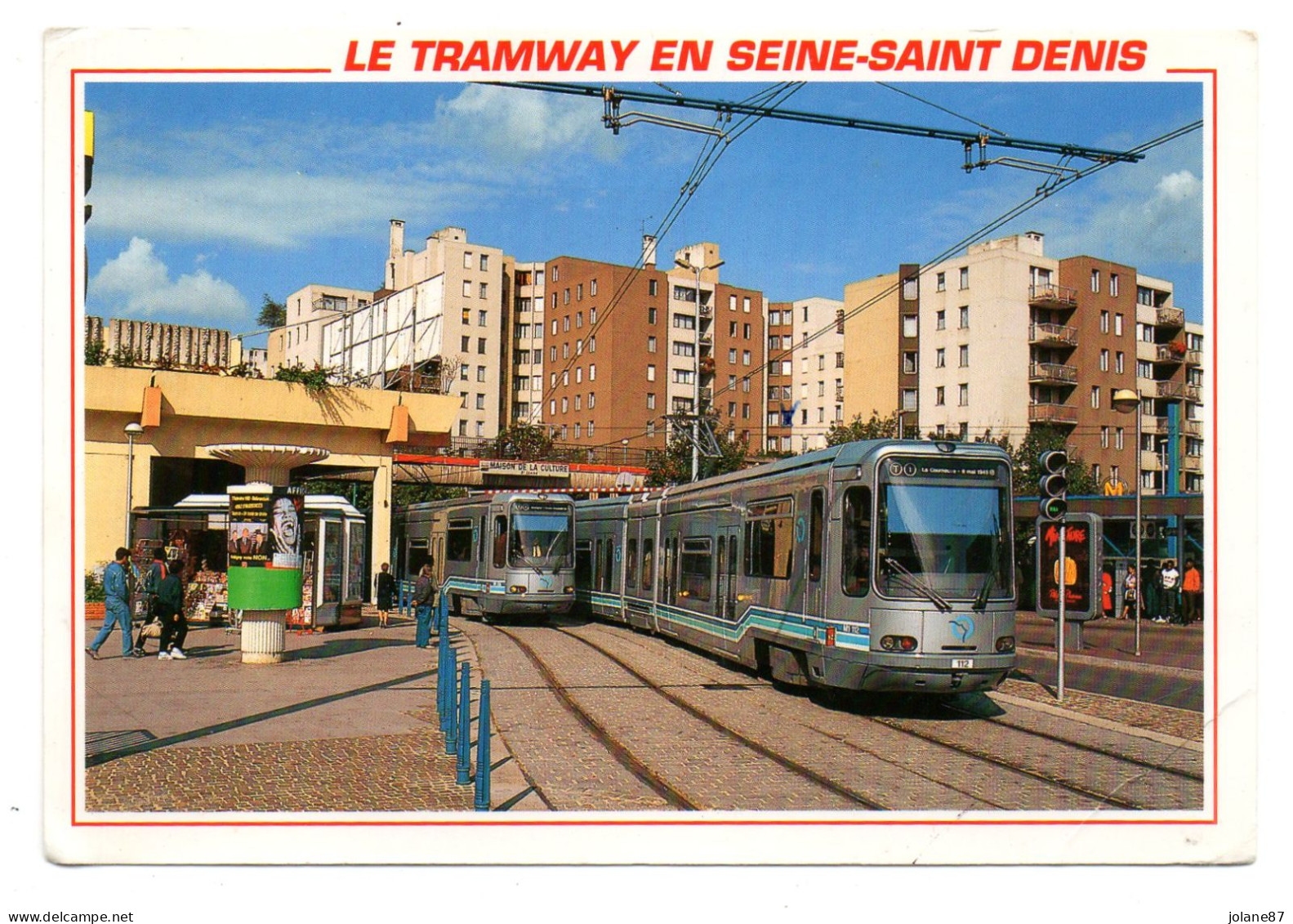 CPM        93 SEINE SAINT DENIS     -     BOBIGNY      -        LE TRAMWAY - Tramways