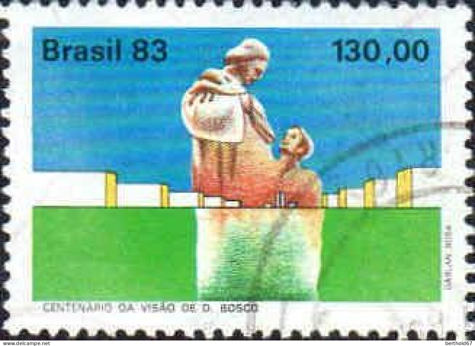 Brésil Poste Obl Yv:1619 Mi:1993 Centenario Da Visao De D.Bosco (Beau Cachet Rond) - Oblitérés