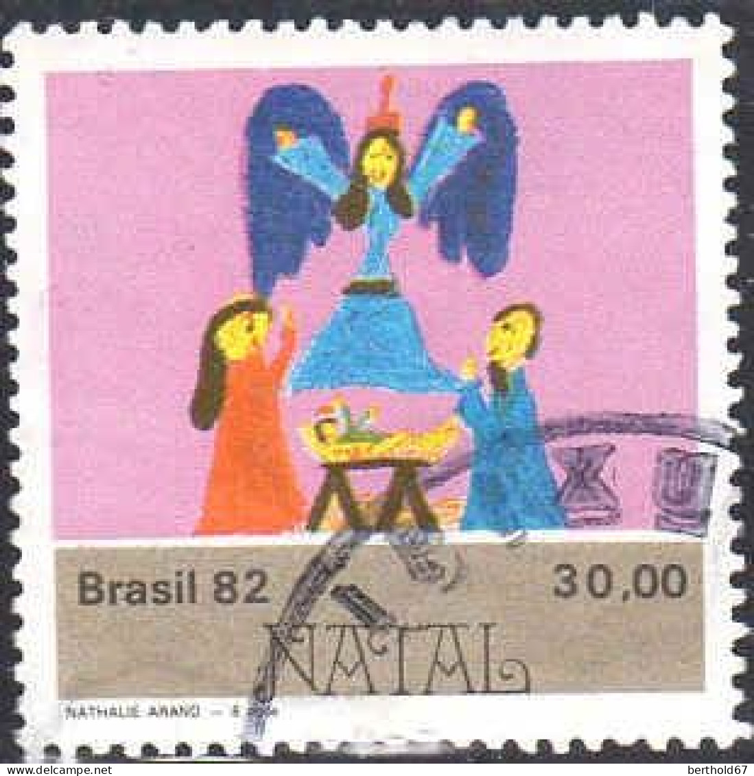 Brésil Poste Obl Yv:1569 Mi:1936 Natal (Beau Cachet Rond) - Oblitérés