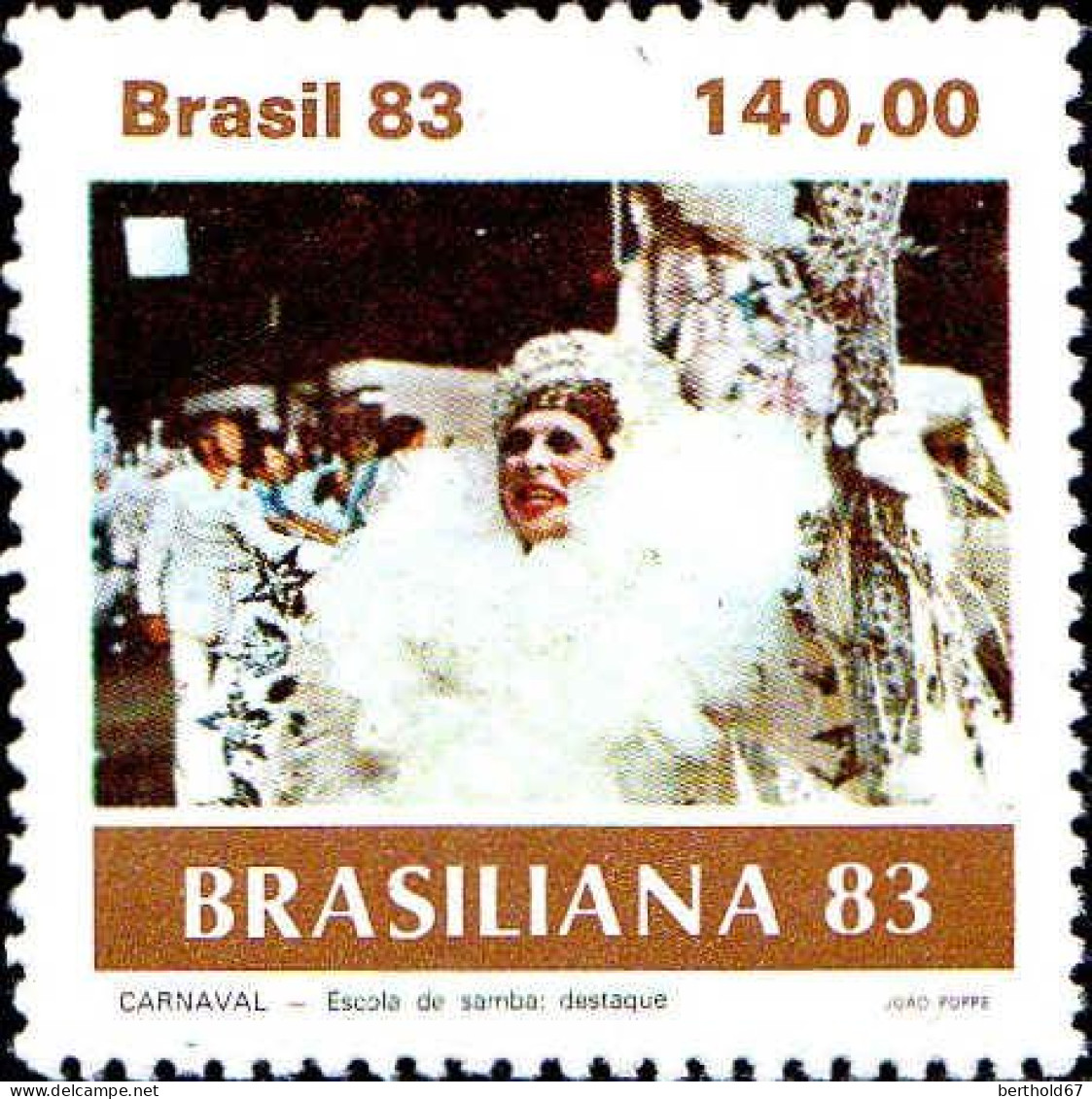 Brésil Poste N** Yv:1584/1587 Carnaval Brésilien - Neufs