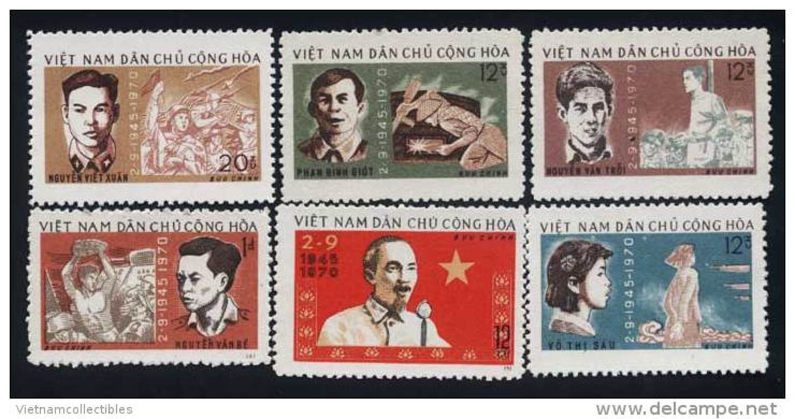 North Vietnam MNH Stamps 1970 : 25th Anniversary Of The Democratic Republic Of Viet Nam (Ms244) - Vietnam