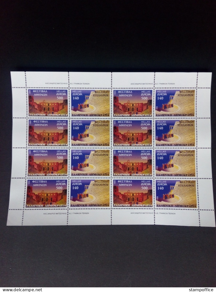 GRIECHENLAND MI-NR. 1978-1979 A POSTFRISCH(MINT) KLEINBOGEN EUROPA 1998 FESTE Und FEIERTAGE - 1998