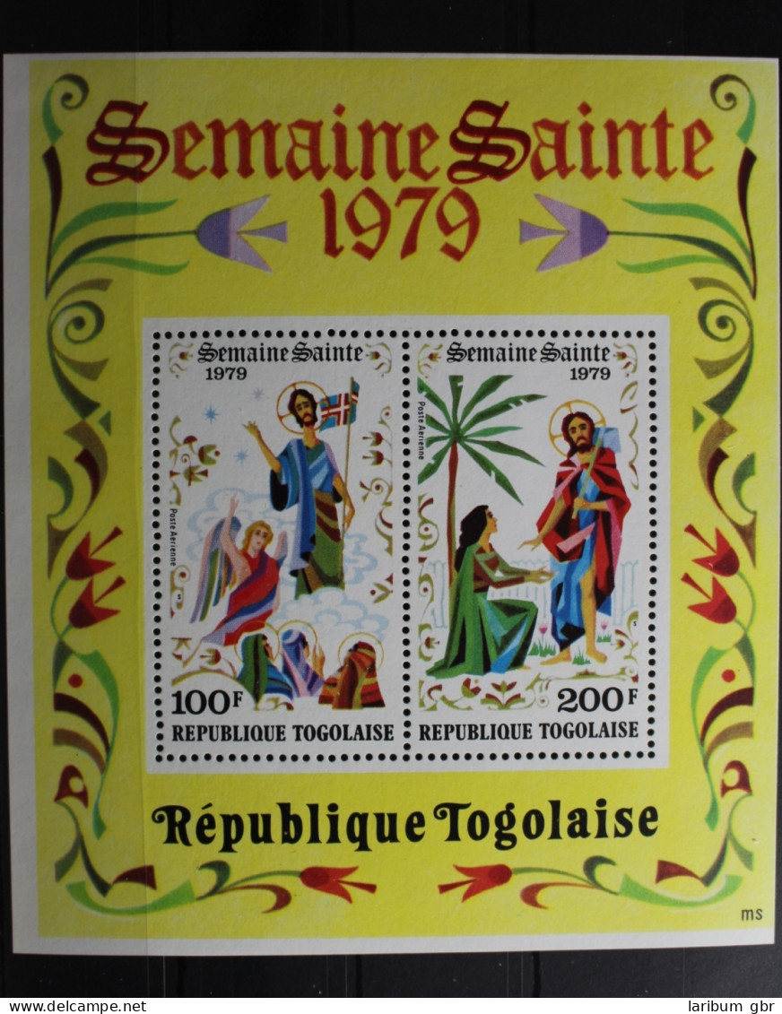 Togo Block 149 Mit 1406-1407 Postfrisch Weihnachten #RX982 - Togo (1960-...)