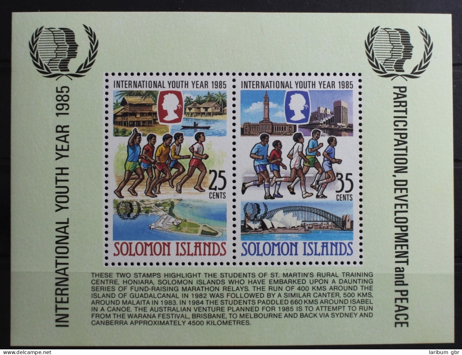 Salomonen Block 17 Mit 559-560 Postfrisch Vögel #RY189 - Solomon Islands (1978-...)