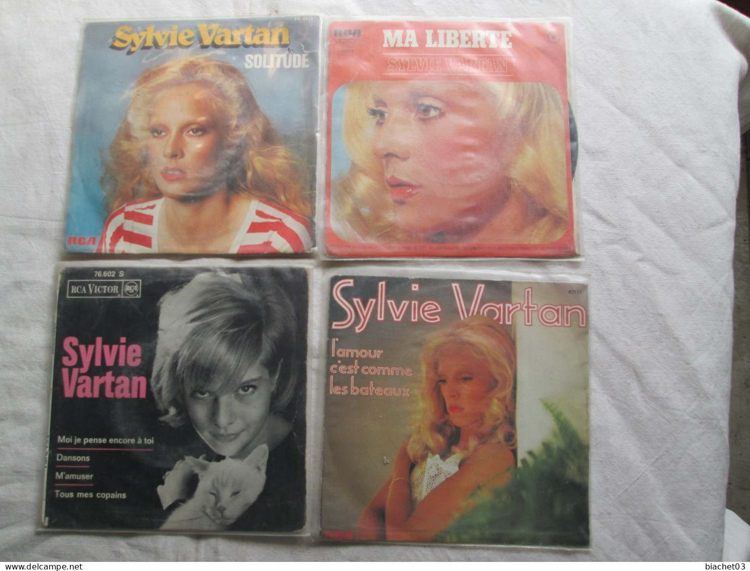 Lot De 4 Vinyls De (SILVYE VARTAN) - Sin Clasificación