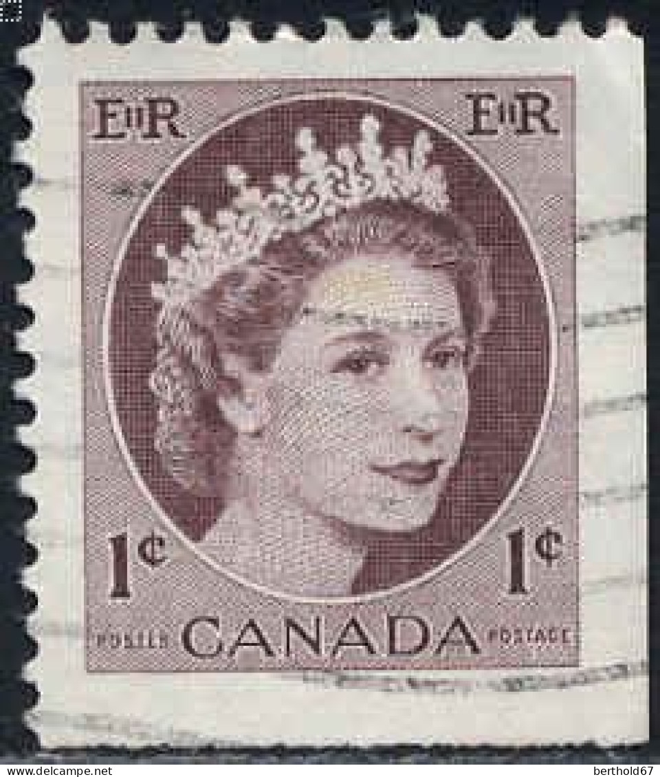 Canada Poste Obl Yv: 267 Mi:290Ax Elisabeth II (Lign.Ondulées) - Usati