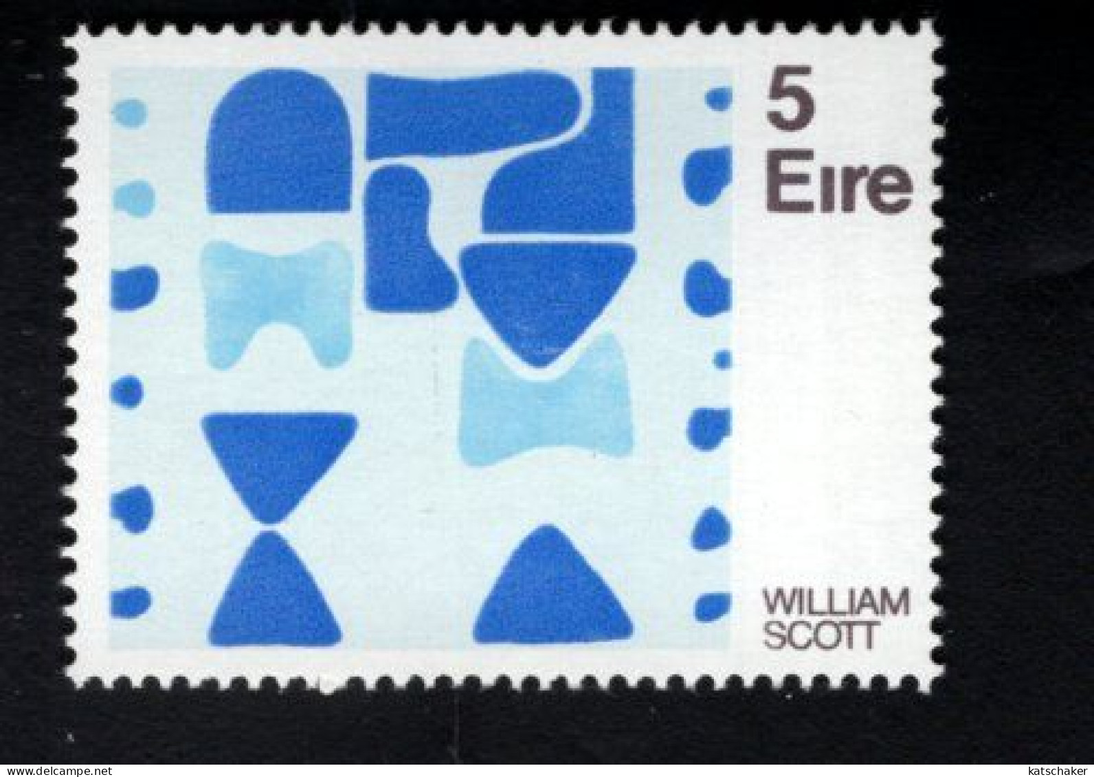 2002423493 1973  SCOTT  331  (XX) POSTFRIS  MINT NEVER HINGED - BERLIN BLUES I BY WILLIAM SCOTT - Unused Stamps