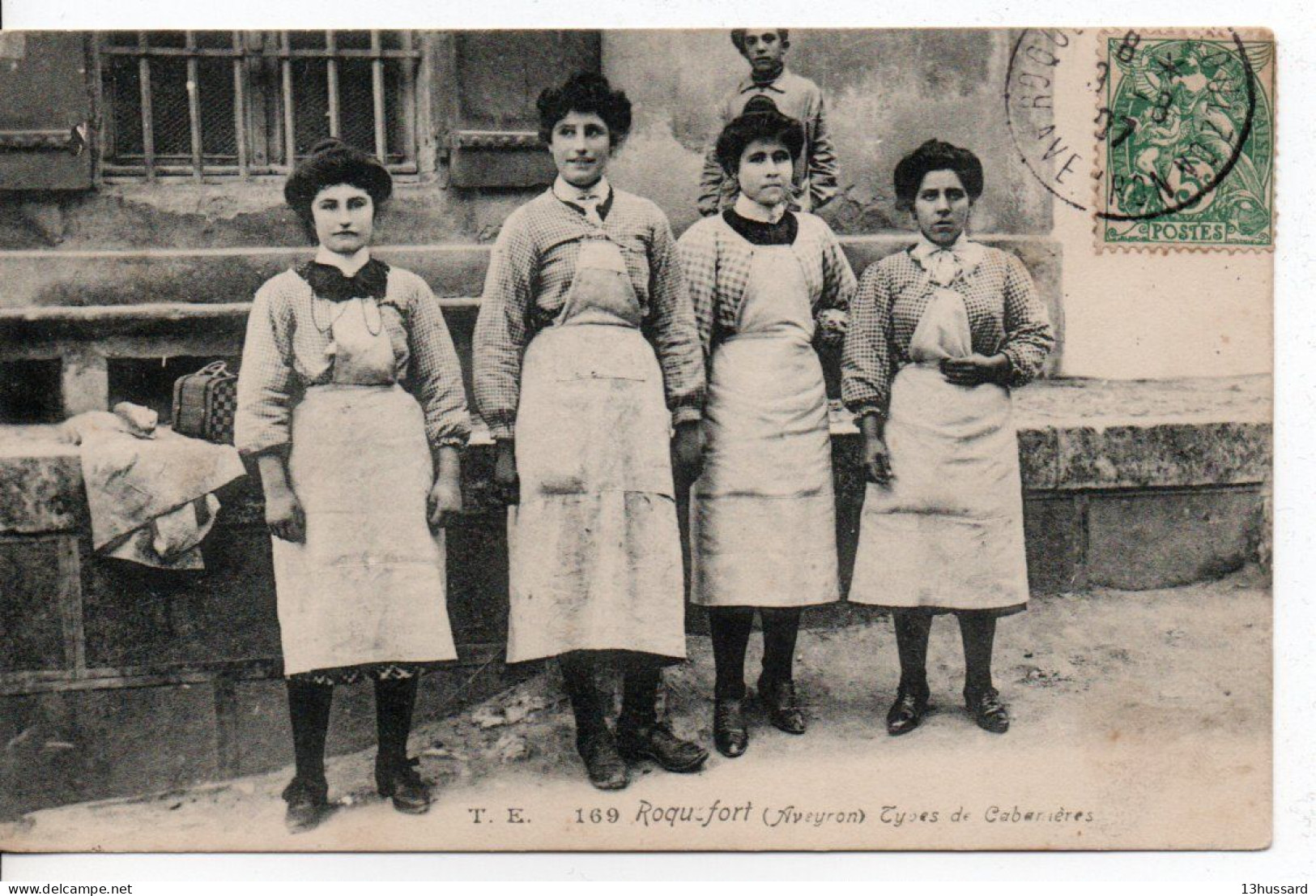 Carte Postale Ancienne Roquefort - Types De Cabanières - Agriculture, Ouvrières - Roquefort