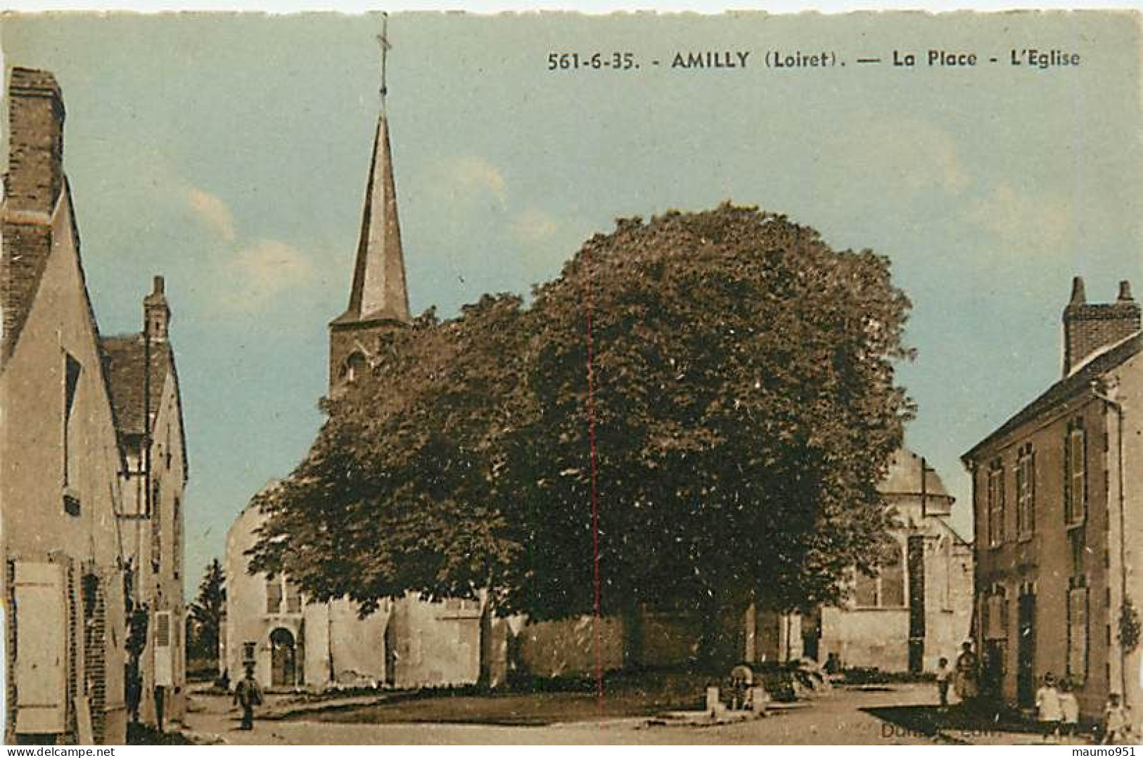 45 AMILLY - La Place L'Eglise - Amilly